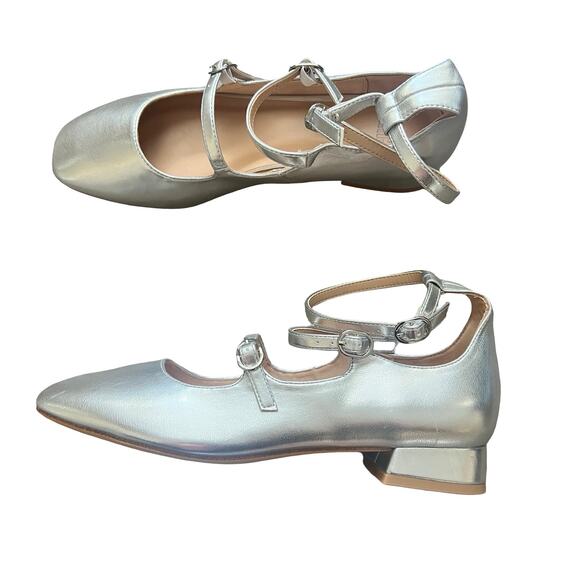 wild fable Shoes - Wild Fable Silver Heels